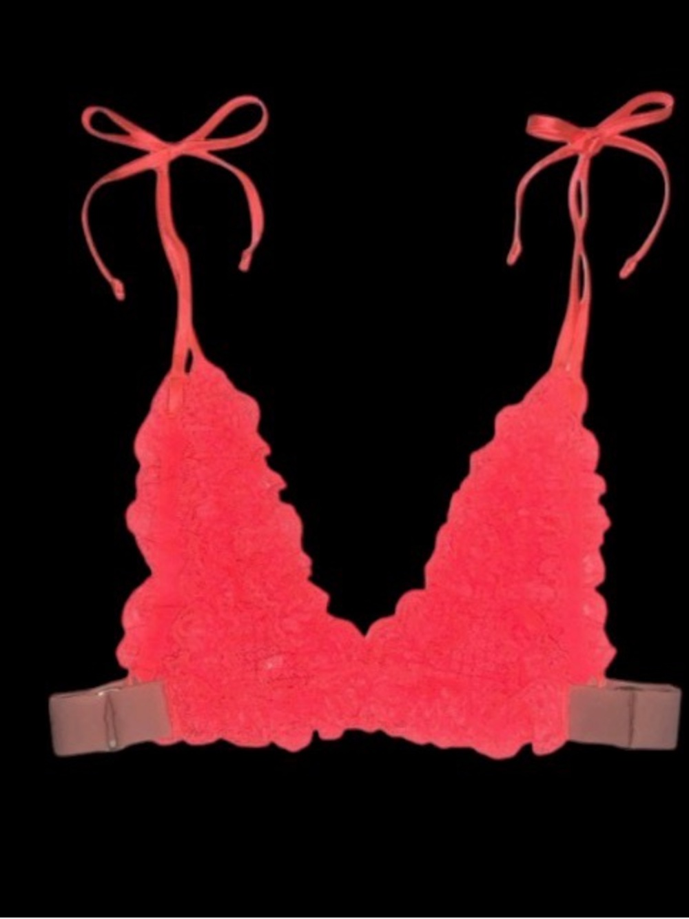 XS We Are HAH X Free People “Flip HAHround Bra” In Fried Salmon NEW!